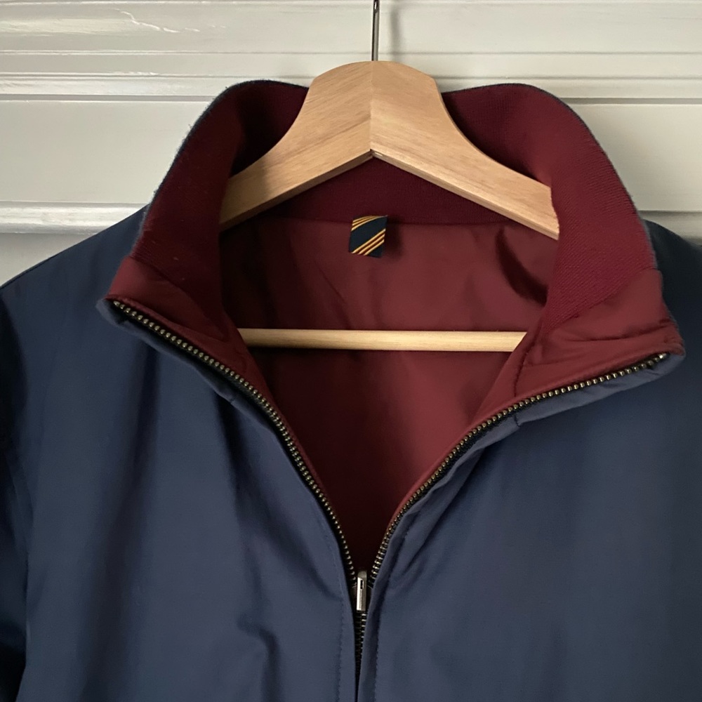 NWOT Reversible Brooks Brothers Bomber Jacket - Picture 8 of 12